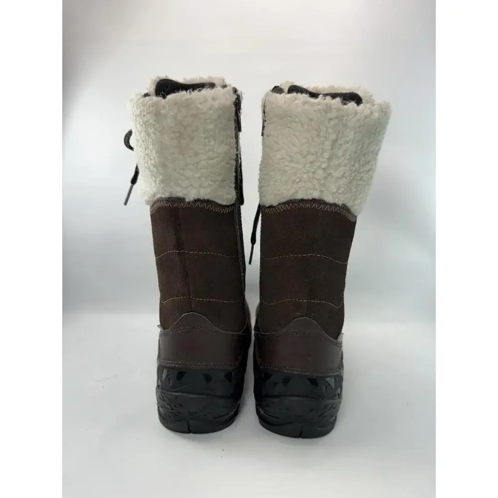 Merrell Aurora Tall Espresso Brown US 7 EU 37.5 Waterproof Winter Snow Boots - Picture 5 of 9